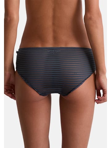 Marc O´Polo Bodywear Hipster Second Skin Jacquard in Creme / dunkelblau