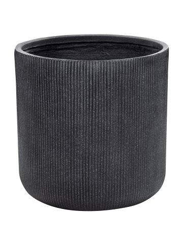 Beliani Outdoor Blumentopf OREOI in Grau - (W) 55 x (H) 55 x (L) 55 cm