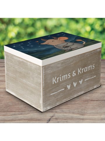 Mr. & Mrs. Panda Geschenkbox Stier Astrologie Design ohne Spruch in Weiß