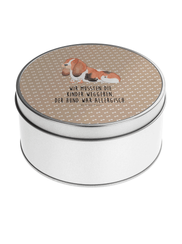 Mr. & Mrs. Panda Keksdose Hund Basset Hound mit Spruch in Hundeglück