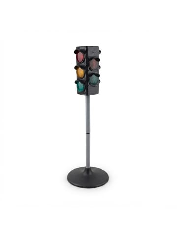 relaxdays Spielzeugampel in Schwarz/ Silber - (B)21 x (H)69 x (T)21 cm
