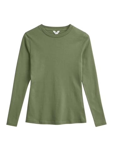 MELA Damen Basic Langarmshirt DHIVYA