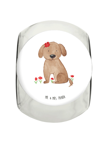 Mr. & Mrs. Panda Dose Hund Dame ohne Spruch in Weiß