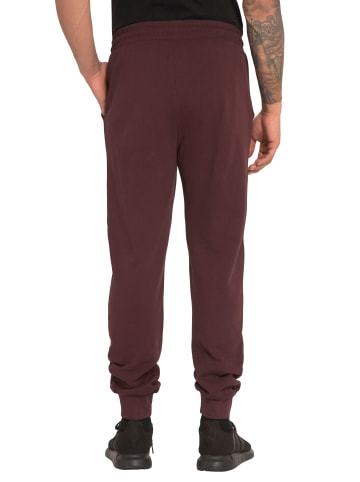 JP1880 Lange Sweathose in dunkel weinrot