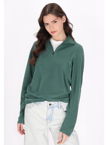 myMo Fleecepullover in College Grün