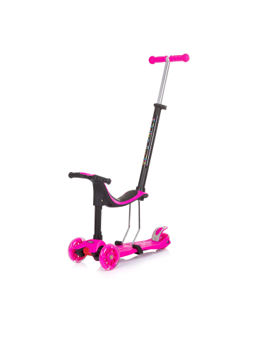 Chipolino Kinderroller 3 in 1 Multi Plus in rosa