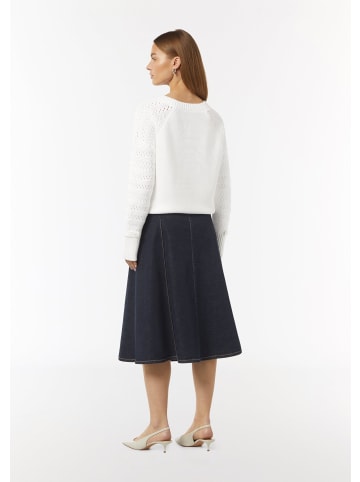 comma Strickpullover in 0120_weiß