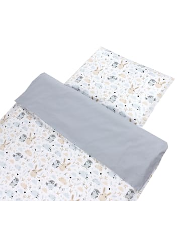 TupTam Kinder Bettwäsche 2-Teilig in grau/beige