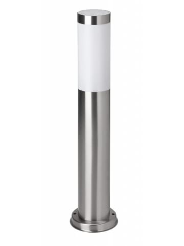 Brilliant Lampe Chorus Außensockelleuchte 51cm edelstahl | 1x A60, E27, 20W, gee