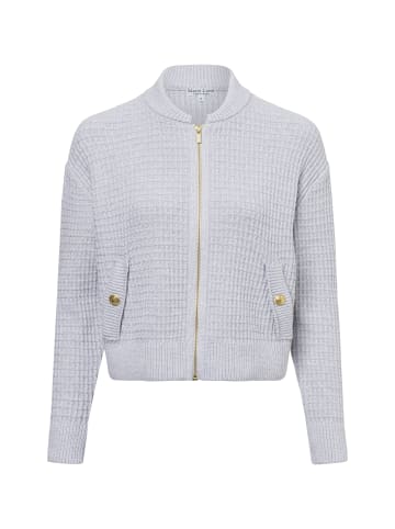Marie Lund Strickjacke in hellgrau - 0004