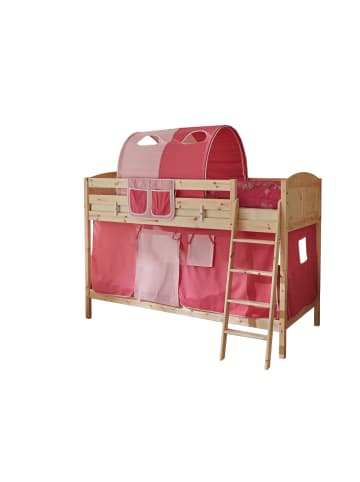 TICAA Etagenbett Erni Country in Rosa Pink