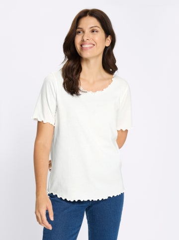 Sieh an! Kurzarmshirt in ecru