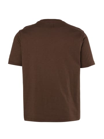 JP1880 Kurzarm T-Shirt in dunkle schokolade