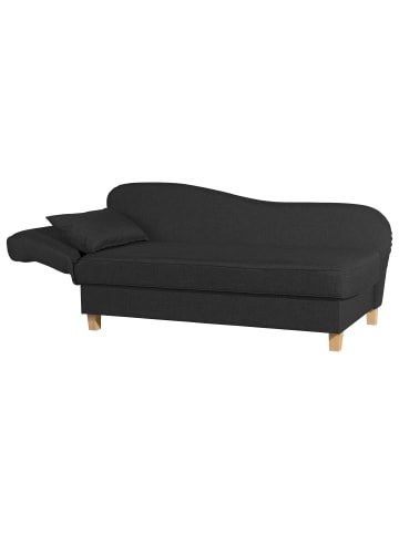 others RECAMIERE mit Armteil links klappbar Katia Flachgewebe Buche/schwarz