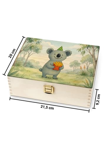Mr. & Mrs. Panda Teekiste Koala Pommes Design ohne Spruch in Weiß