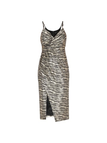 faina Dress in gold multicolor