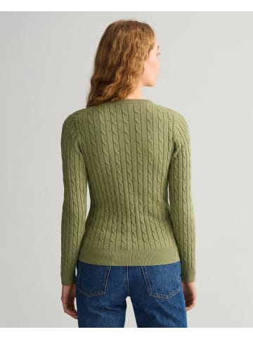 Gant Pullover in Deep Lichen Green