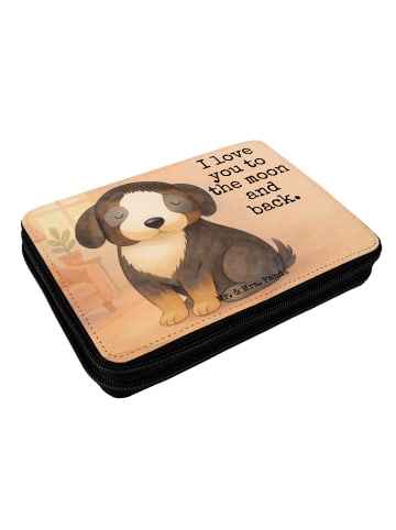Mr. & Mrs. Panda Etui Hund Entspannen Design mit Spruch in Weiß
