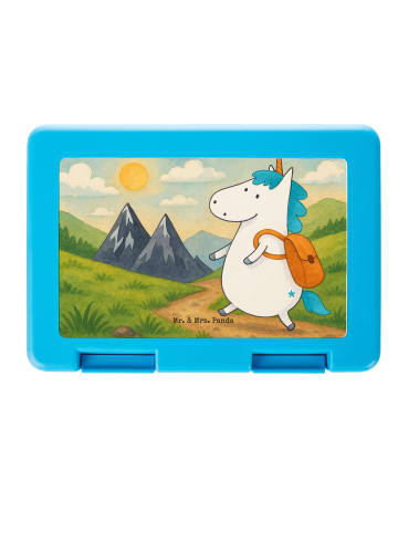 Mr. & Mrs. Panda Bentobox Einhorn Bergsteiger Design ohne Spruch in Weiß