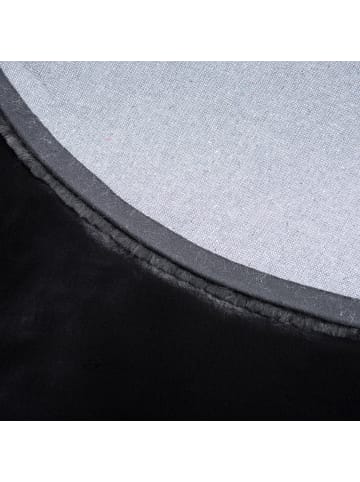 Pergamon Fellteppich Luxus Super Soft Plush Rund in Zwart