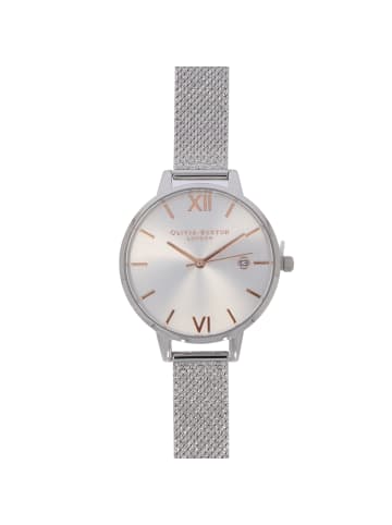 Olivia Burton Damenuhr "Sunray Demi Dial OB16DE01" in Silber