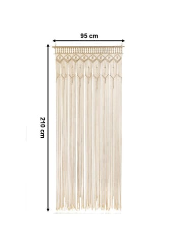 kobolo Vorhang LACE132 in Beige