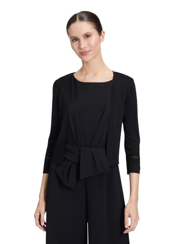 Vera Mont Strickbolero ohne Verschluss in Schwarz/Schwarz