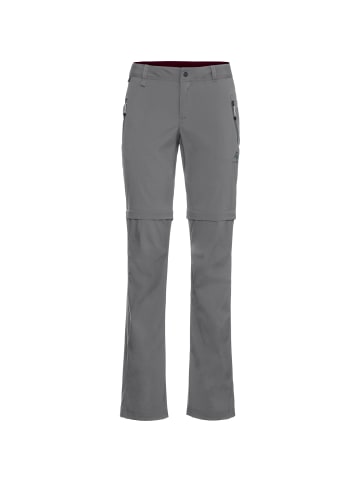 Odlo Outdoorhose Zip-off Wedgemount in Grau