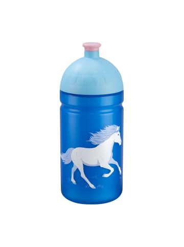 Step by Step Trinkflasche, 0,5 l, für Kindergarten und Schule in Wild Horse Ronja, Blau
