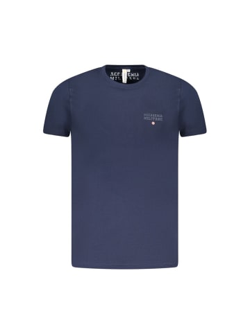 ACCADEMIA MILITARE Blaues Baumwoll-T-Shirt