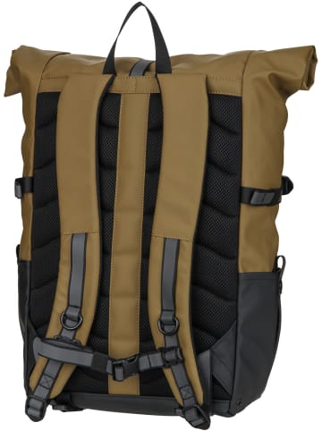 SANDQVIST Rucksack / Backpack Ruben 2.0 Rolltop in Multi Marsh Yellow