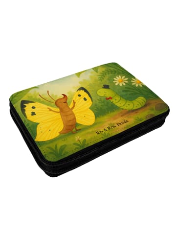 Mr. & Mrs. Panda Stiftemappe Raupe Schmetterling Design ohne Spruch in Weiß