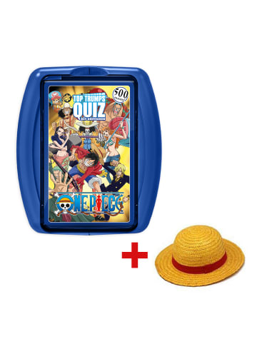 Winning Moves Top Trumps Quiz - One Piece mit Strohhut Ruffy Quizspiel Wissensspiel in bunt