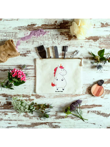 Mr. & Mrs. Panda Kulturtasche Einhorn Wut ohne Spruch in Weiß