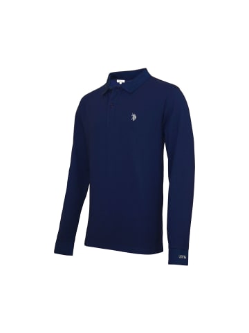 U.S. Polo Assn. U.S. Polo Assn. Poloshirt Longsleeve mit Polokragen in dunkelblau