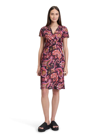 CARTOON Jerseykleid mit Raffung in Violett/Rosa