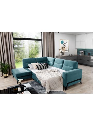 MF Design Cassada Recamiere Links in Blautanne -  (L) 237 x (B) 277 x (H) 100 cm