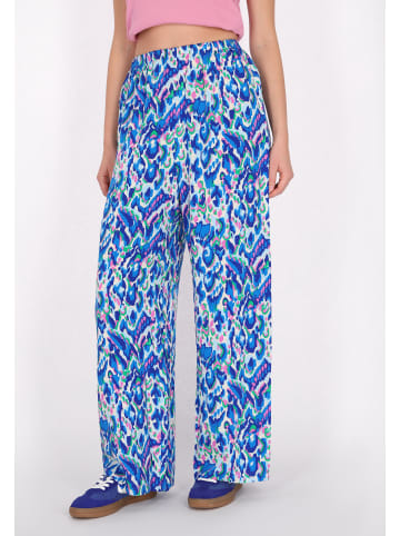 myMo Women Pants in blue multicolor