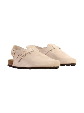 Divine Factory Leder-Pantoletten Boreal BS Beige