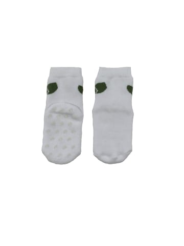 SlumberOrganix Bio ABS-Socken 2er-Pack in Weiß