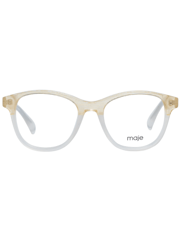 Maje Frauen Optische Fassungen Trapezförmig Beige