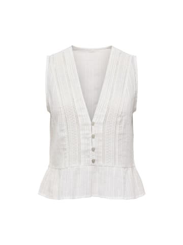 ONLY Halbarmbluse in Cloud Dancer