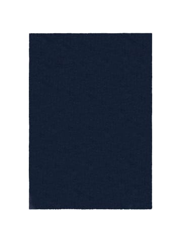 KADIMA DESIGN Hochflor Teppich waschbar Flauschig Unifarben, Wohnzimmer in Dunkelblau