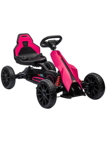HOMCOM Gokart Tretauto Rosa