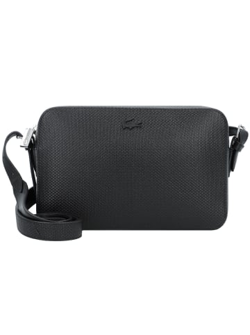 Lacoste Chantaco Classics Umhängetasche Leder 24.5 cm in noir