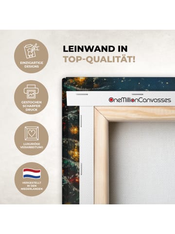 OnlyWow Leinwand Bilder Bordeaux