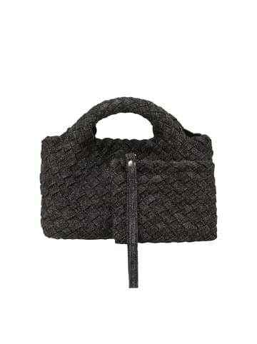 faina Women 2-In-1 Tote Bag Set in Black Denim