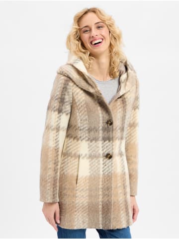 AMBER & JUNE Jacke in vanille melange - 0003