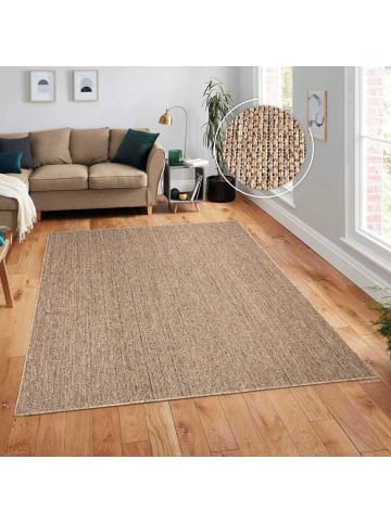 KADIMA DESIGN Teppich Kurzflor meliert Wohnzimmer in Beige