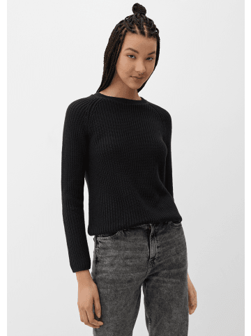 QS Pullover langarm in Schwarz